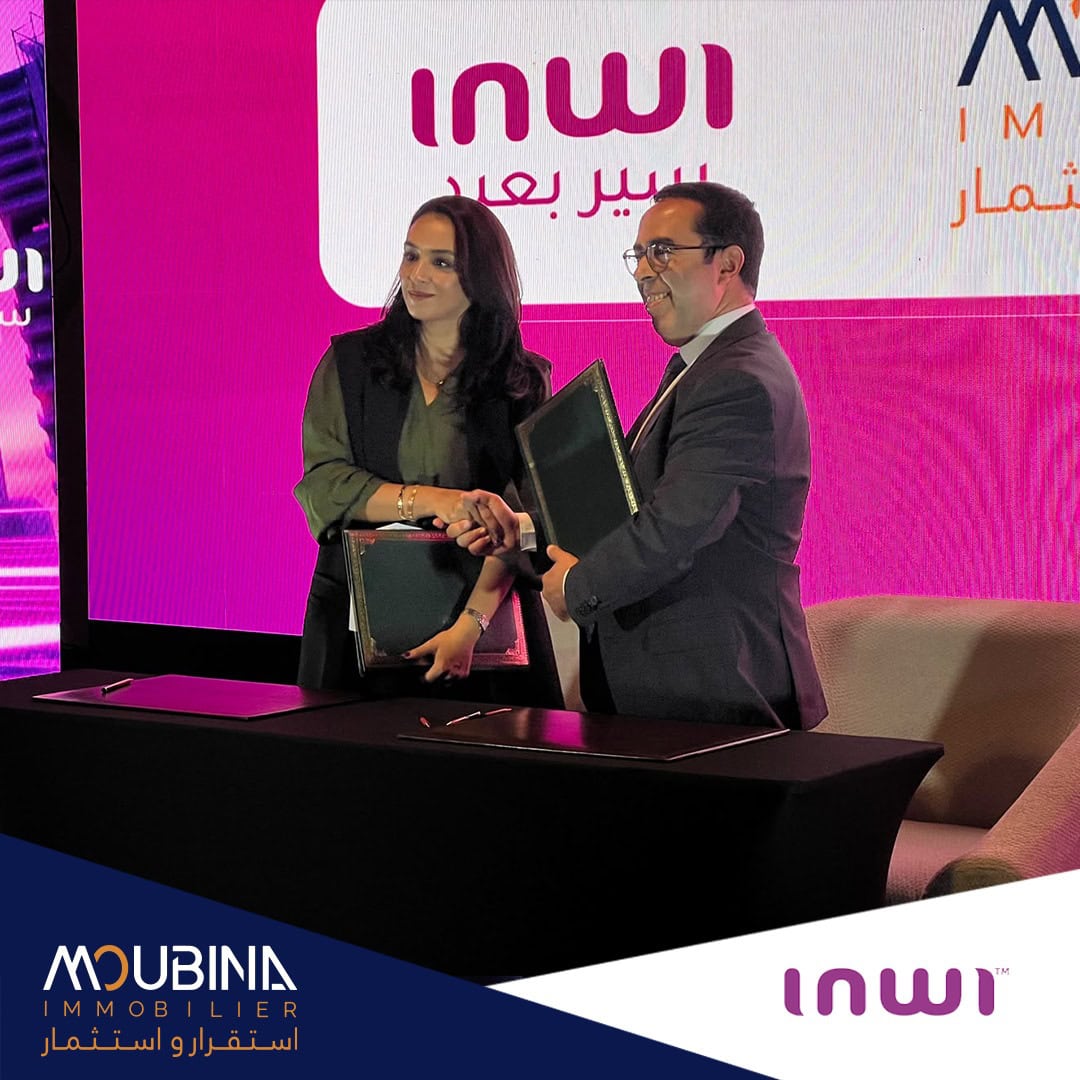 Signature des protocoles d’accord entre Moubina Immobilier et inwi